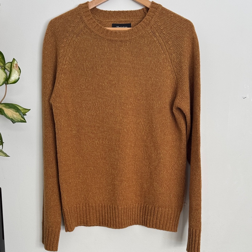 Brixton Men's Tan Crewneck Sweater